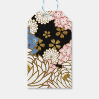 Elegant Japanese pattern Favor Box Throw Pillow St Gift Tags