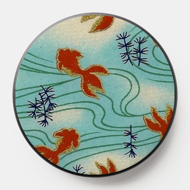 Elegant Japanese Washi Origami Koi Goldfish PopSocket (Popsocket)