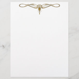 Elegant jewel Letterhead