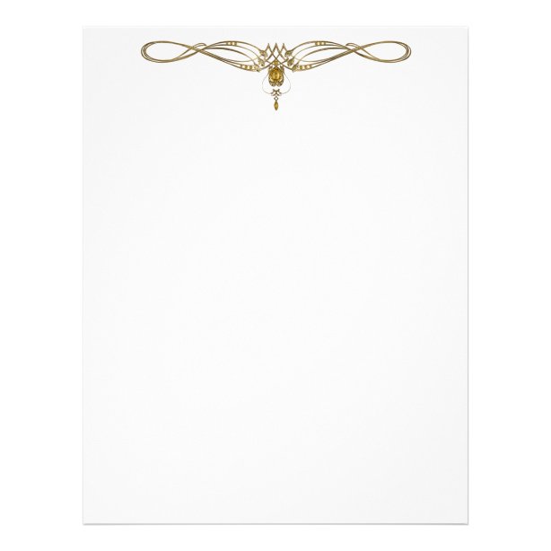 Jewel Letterhead Zazzle
