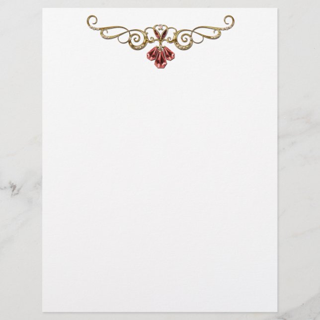 Elegant jewel Letterhead (Front)