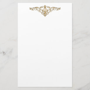 Elegant vintage stationery paper