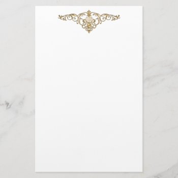 Elegant Jewel Stationery Paper by aquachild at Zazzle