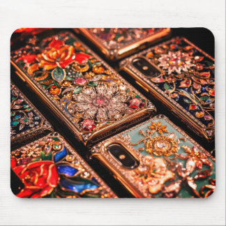 Elegant Jeweled Cell Phones Laptop Desktop Tablet Mouse Pad