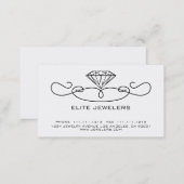 ELEGANT JEWELERS DIAMOND BUSINESS CARD (Front/Back)