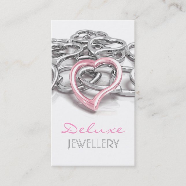 Elegant Jewellers Business Card (Front)