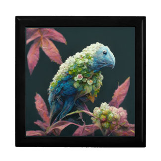 Elegant Jewelry Box with Bird Design – Nature-Insp