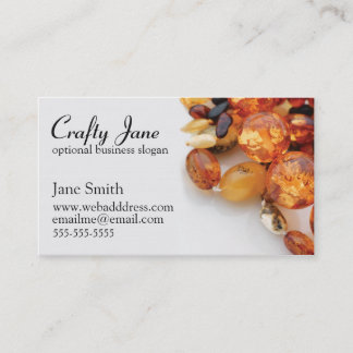Elegant Jewelry Business Card Design Template