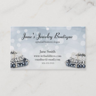Elegant Jewelry Business Card Design Template