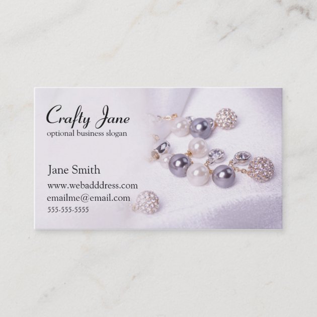 free printable jewelry business card templates