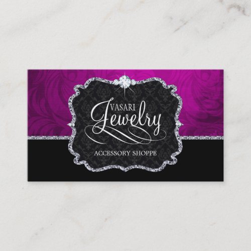 Elegant Jewelry Business Card Template