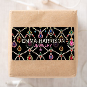 Elegant Jewelry Business Personalized Luxury Black Label