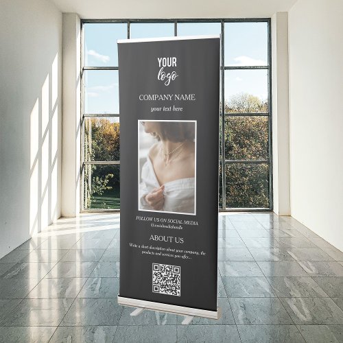 Elegant Jewelry Business Promotional Advertising  Retractable Banner