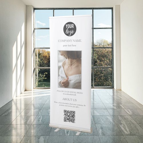 Elegant Jewelry Business Promotional Advertising Retractable Banner