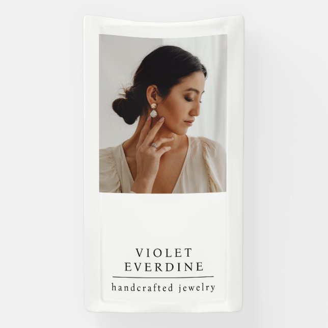 Elegant Jewelry Designer Promotional Banner (Vertical)