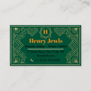 Elegant Jewelry - Luxury Jewelry Business Card