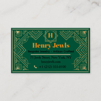 Elegant Jewelry - Luxury Jewelry Business Card