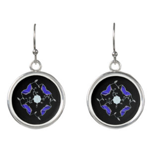 Elegant Jewels and Silver Trompe-l’œil design Earrings