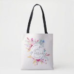 Elegant Just Married Wedding | Tote Bag<br><div class="desc">For further customization, please click the "Customize" button and use our design tool to modify this template. If the options are available, you may change text and image by simply clicking on "Edit/Remove Text or Image Here" and add your own. If you wish to have this design added to a...</div>