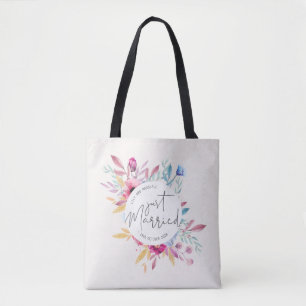 Elegant Just Married Wedding   Tote Bag