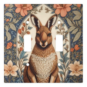 Elegant Kangaroo William Morris Inspired  Light Switch Cover