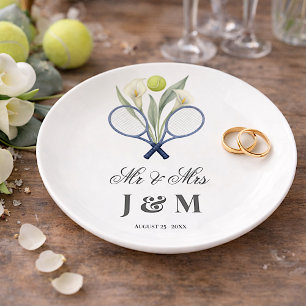 Elegant Keepsake Newlyweds Gift Bride Groom Trinket Tray