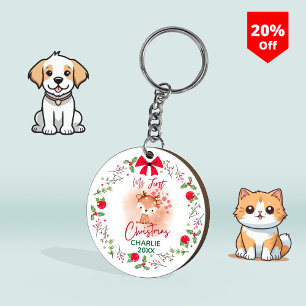 Elegant Keepsake Simple Name Pet ID Tag