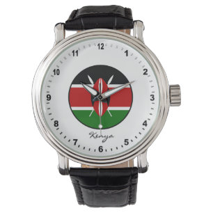 Elegant Kenya Watch & Kenyan Flag