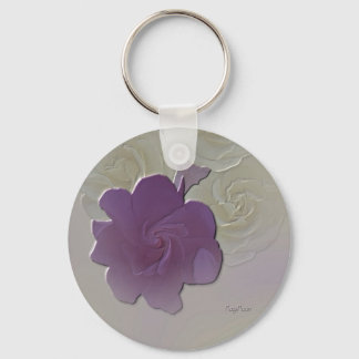 Elegant Key Chain Keychain - Purple Daisie