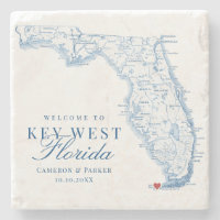 Elegant Key West Florida Wedding Favor