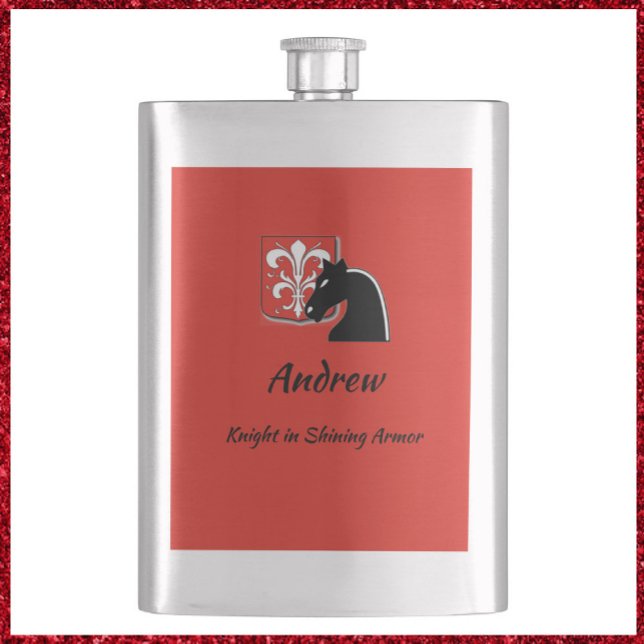 Elegant Knight in Shining Armor Flask (Creator Uploaded)