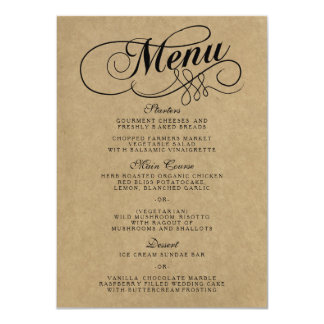 How To Use Rsvp With 20 Awesome Wedding Guest Reply Card Design Elegant Kraft Wedding Menu Templates Card