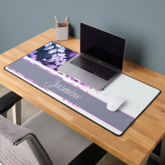 Elegant Laburnum Cascade Desk Mat
