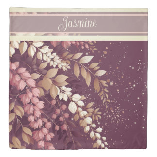 Elegant Laburnum Cascade Duvet Cover