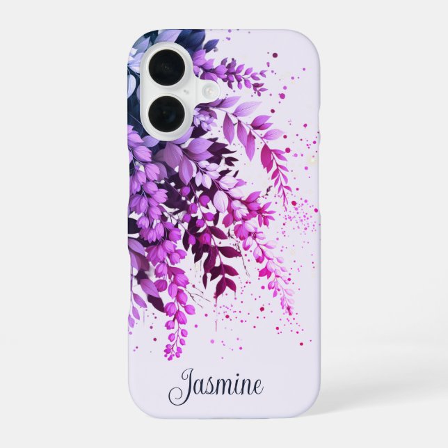 Elegant Laburnum Cascade iPhone Case (Back)