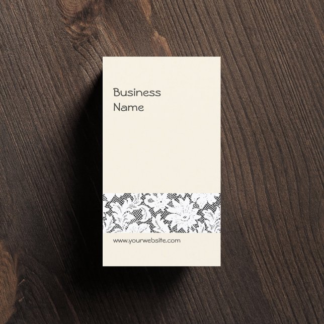 Elegant Lace Business Card Template (Creator Uploaded)