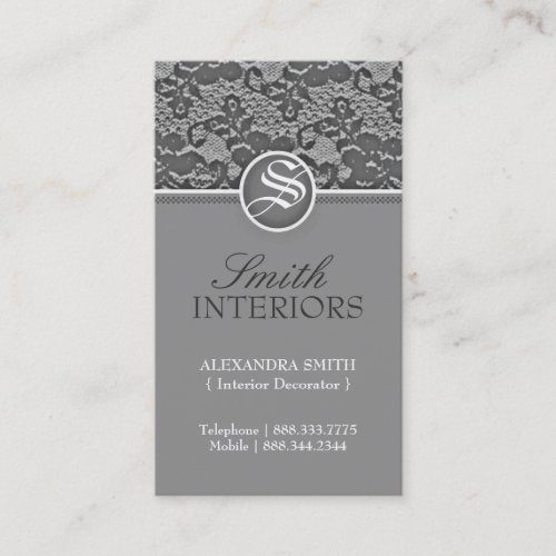 Elegant Lace Business Cards