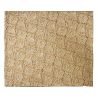 Elegant lace fabric: textured patterns. duvet cover