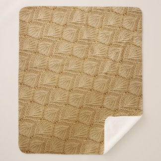 Elegant lace fabric: textured patterns. sherpa blanket