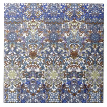 Elegant lace pattern in noble colors-Art Nouveau