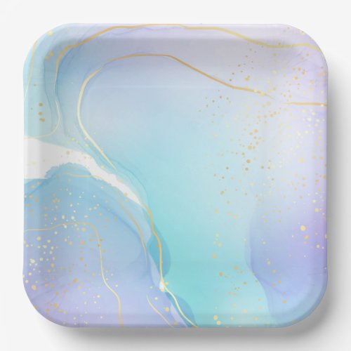 Elegant Lace Square Paper Plate