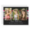 Elegant Lace & Zebra Pink Photo Graduation