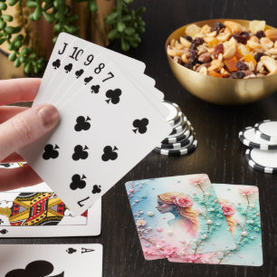 Elegant Lady  Case-Mate iPhone Case Poker Cards