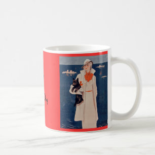 Elegant Lady Love My Scotty Dog Mug