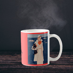 Elegant Lady Love My Scotty Dog Mug
