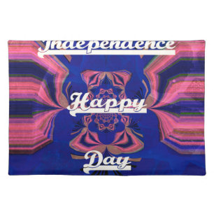 Elegant Lady Portrait: A Colorful Artwork Placemat