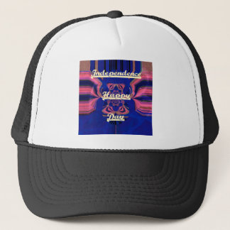 Elegant Lady Portrait: A Colorful Artwork Trucker Hat