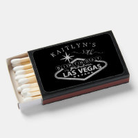 Elegant Las Vegas Birthday Party Favor
