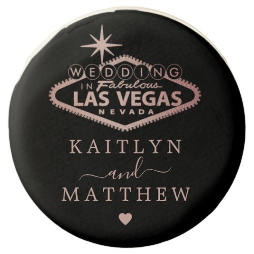 Elegant Las Vegas Destination Wedding Chocolate Covered Oreo