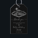 Elegant Las Vegas Destination Wedding Gift Tags<br><div class="desc">Celebrate in style with these modern and very trendy wedding tags. The design is easy to personalize with your special event wording and your guests will be thrilled when they see these fabulous tags.</div>